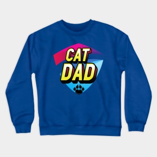 Cat Dad Cat Father Best Cat Dad Ever Crewneck Sweatshirt